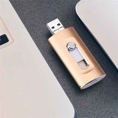 128GB 4-in-1 OTG USB Flash Drive