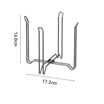 Portable Stainless Steel Folding Garbage Bag Holder