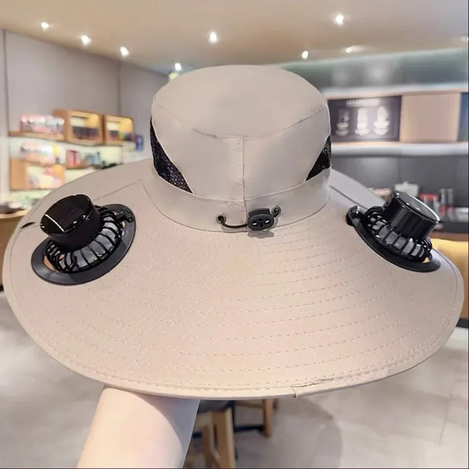 Solar Cooling Sun Hat