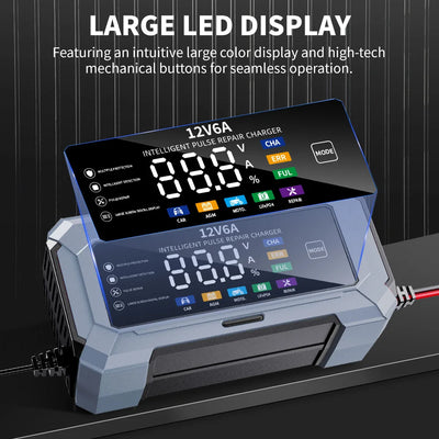6A 12V Smart Battery Charger