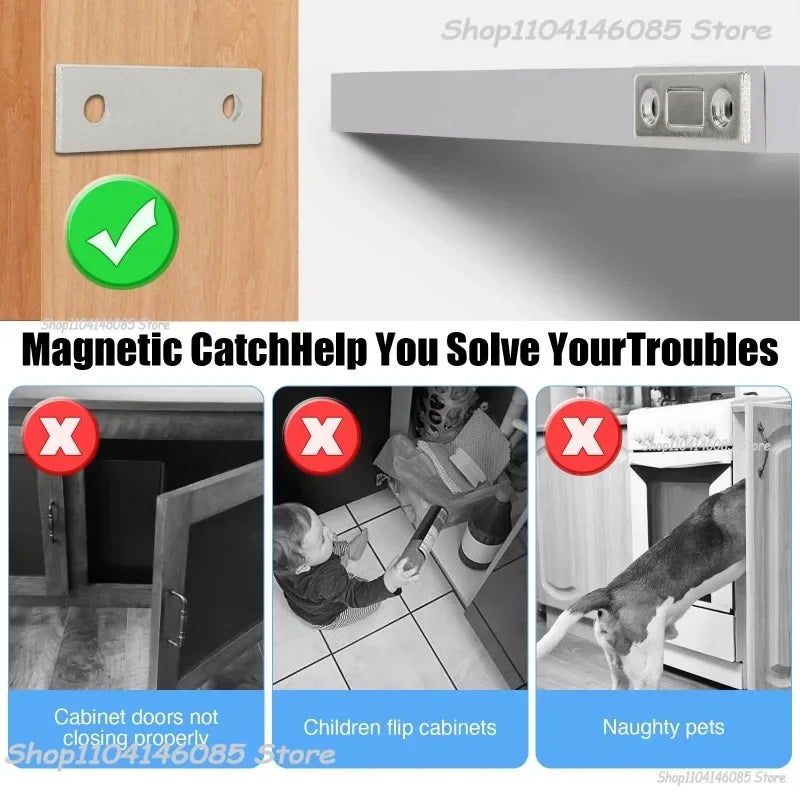 Ultra Thin Magnetic Cabinet Catch