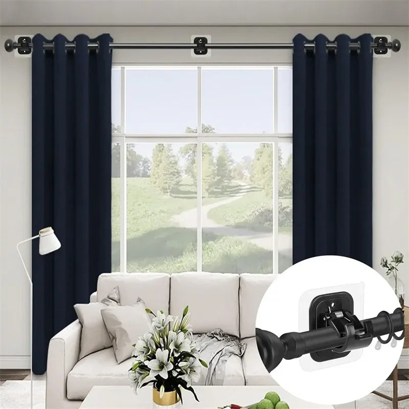 No-Drill Curtain Rod Brackets (T)