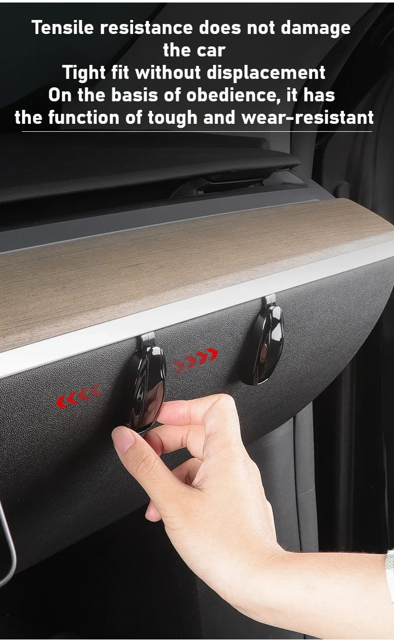 Tesla Model 3/Y Hidden Glove Box Storage Hook