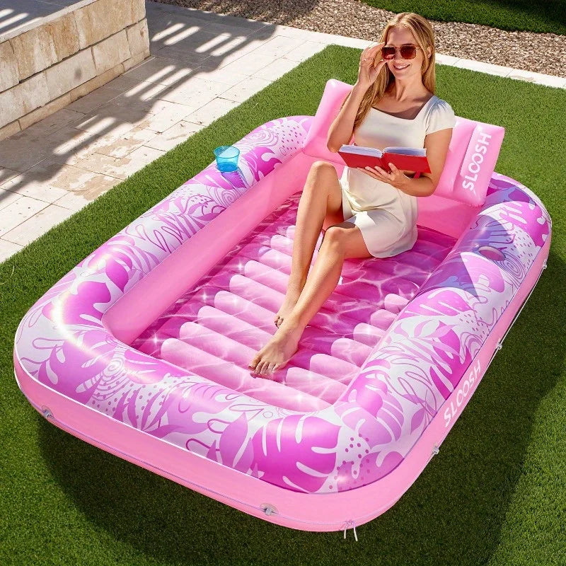 Inflatable Tanning Pool Lounger Float - US ONLY