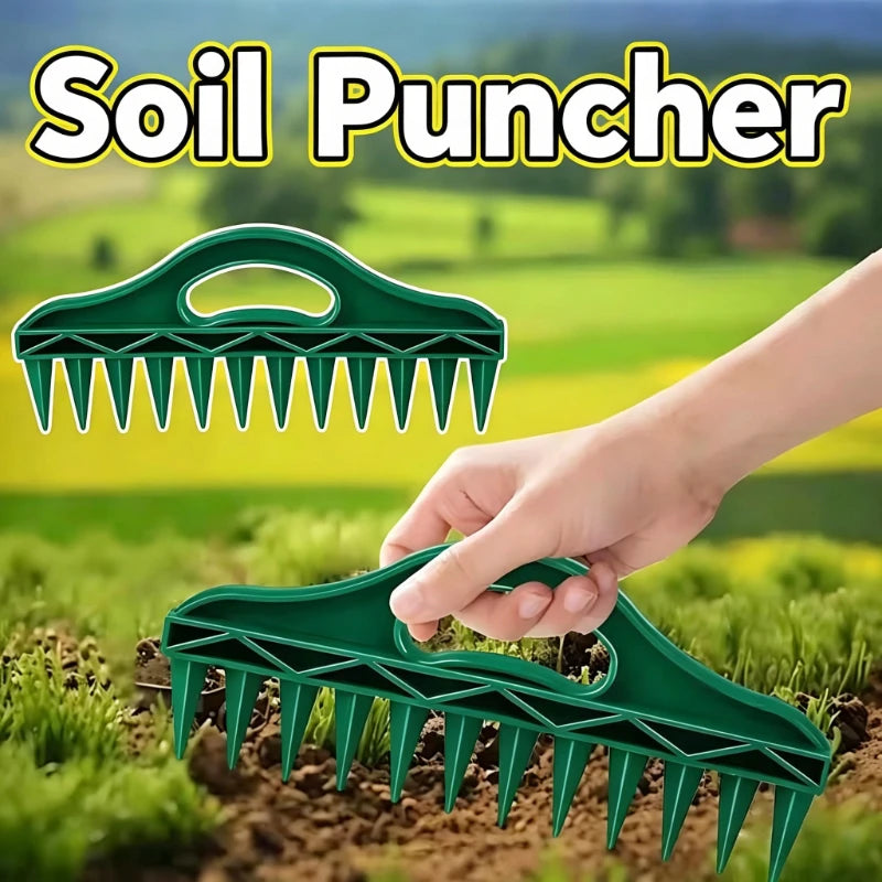 Manual Garden Seed Dispenser & Adjustable Plant Seeder Drill Tool