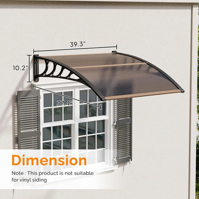 Modern Polycarbonate Window Awning & Door Canopy