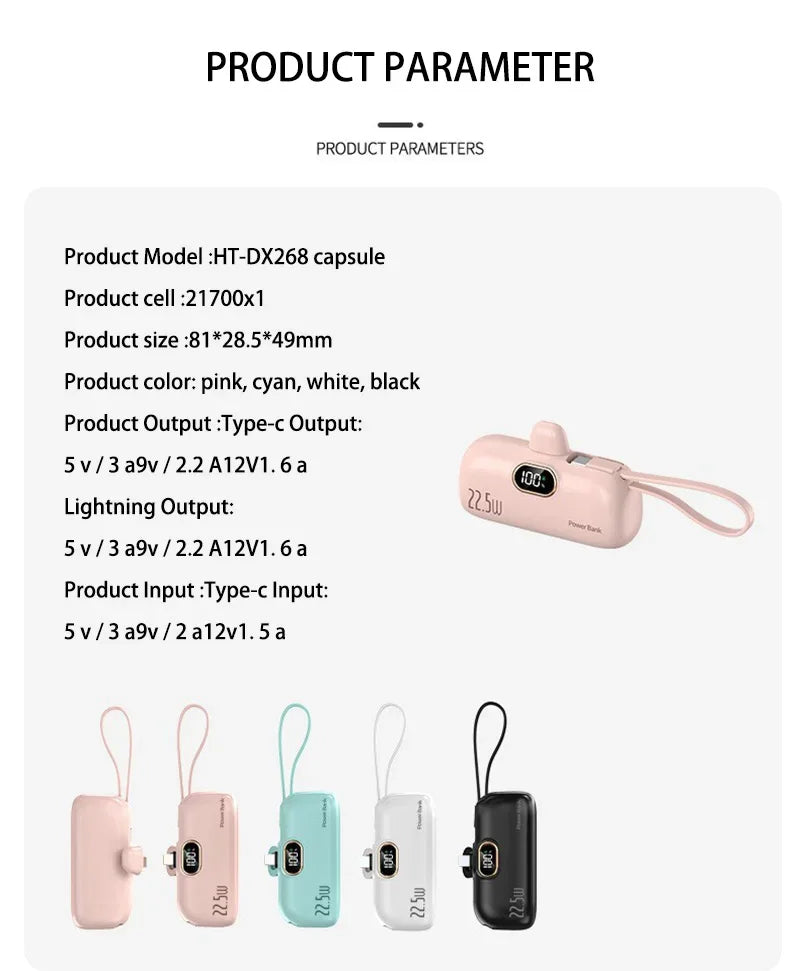 30000mAh Mini Power Bank
