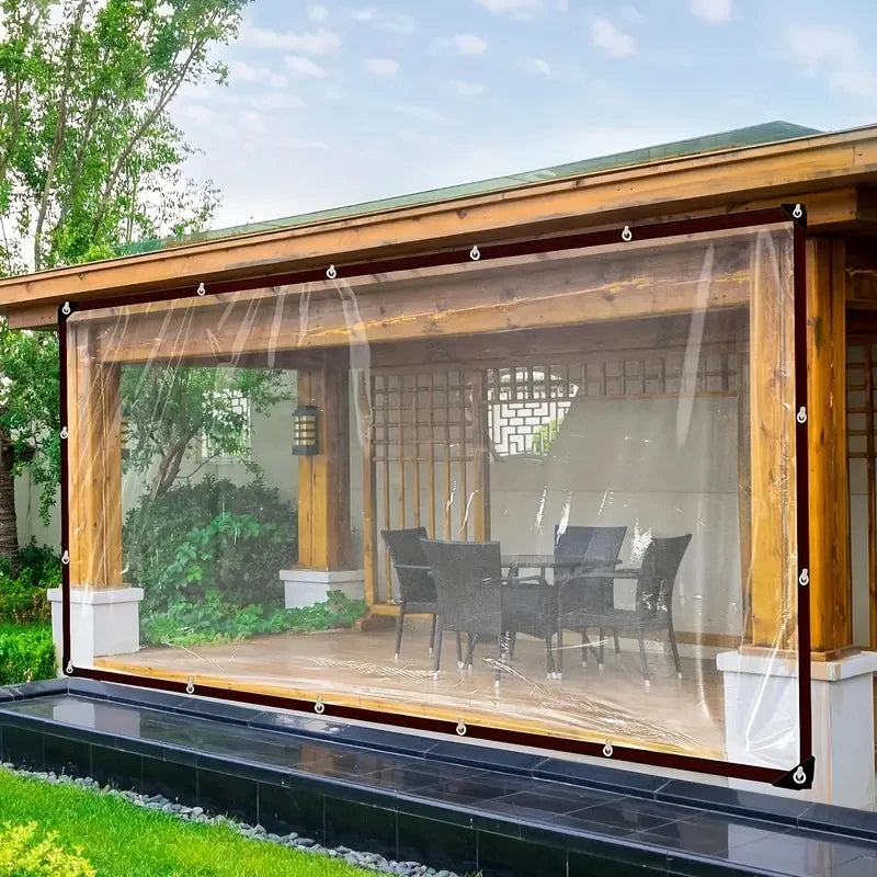 Clear Waterproof Garden Tarp Cover
