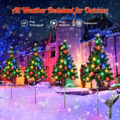 Solar Christmas Tree Lights – Color Changing