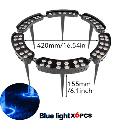 AC110V–265V LED Tree Ring Landscape Light