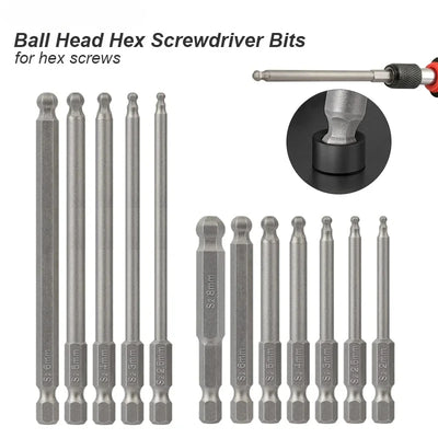 Ball End Hex Bit Set