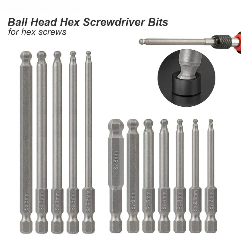 Ball End Hex Bit Set