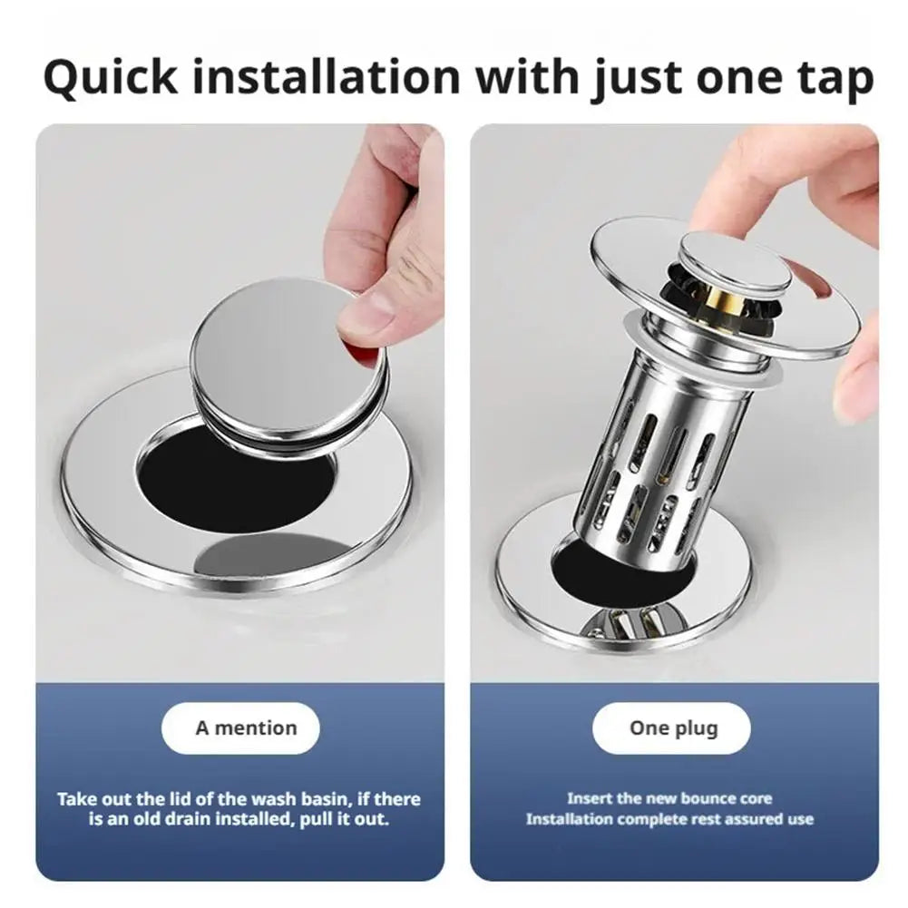Universal Pop-Up Basin Drain Plug