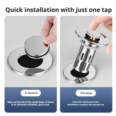 Universal Pop-Up Basin Drain Plug