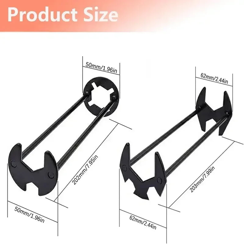 Multifunctional Bathroom Wrench (2 Pack)