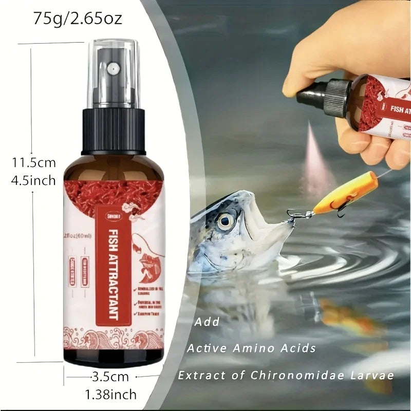 Red Worm Fishing Attractant Spray