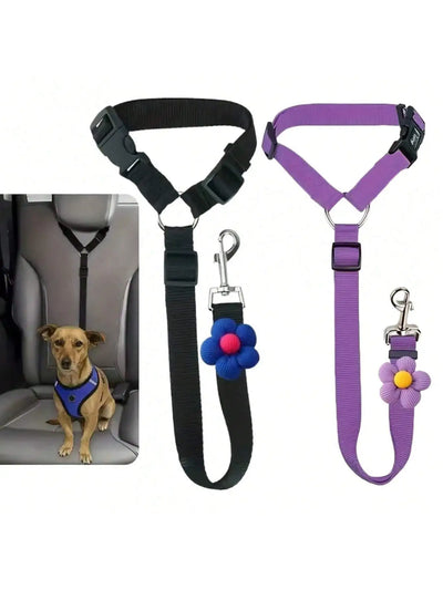Adjustable Pet Car Seat Belt (T)