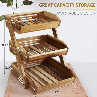 Fruit & Veggie Basket Stand