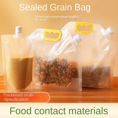 4-Pack Airtight Food Storage Bags (New)