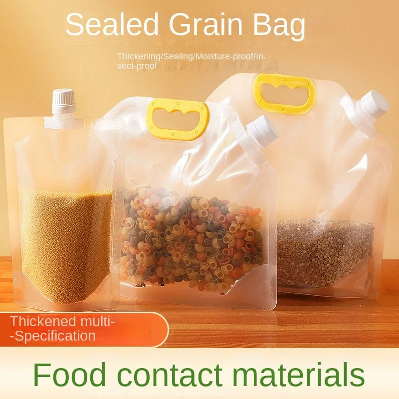 4-Pack Airtight Food Storage Bags (New)