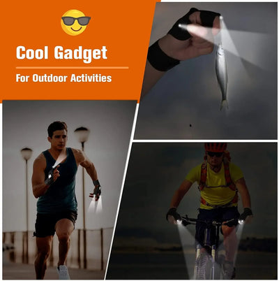 LED Half Finger Gloves