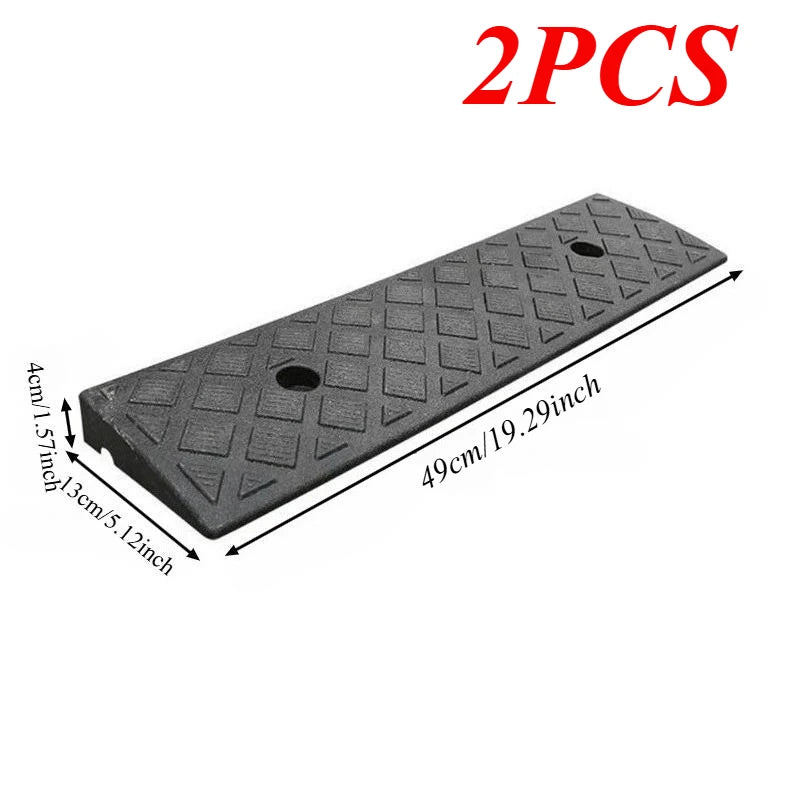 Heavy-Duty Portable Rubber Curb & Threshold Ramp