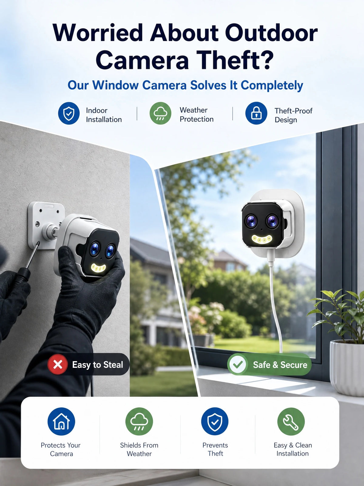 PRO 5MP Dual-Lens WiFi Security Camera with 10X Zoom