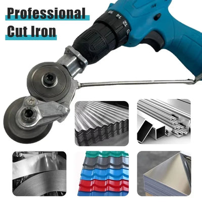 Drill-Powered Metal Sheet Cutter (Max Pro)