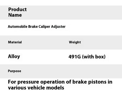 Brake Caliper Piston Tool