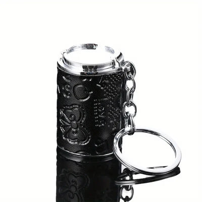 Metal Coin Holder Keychain