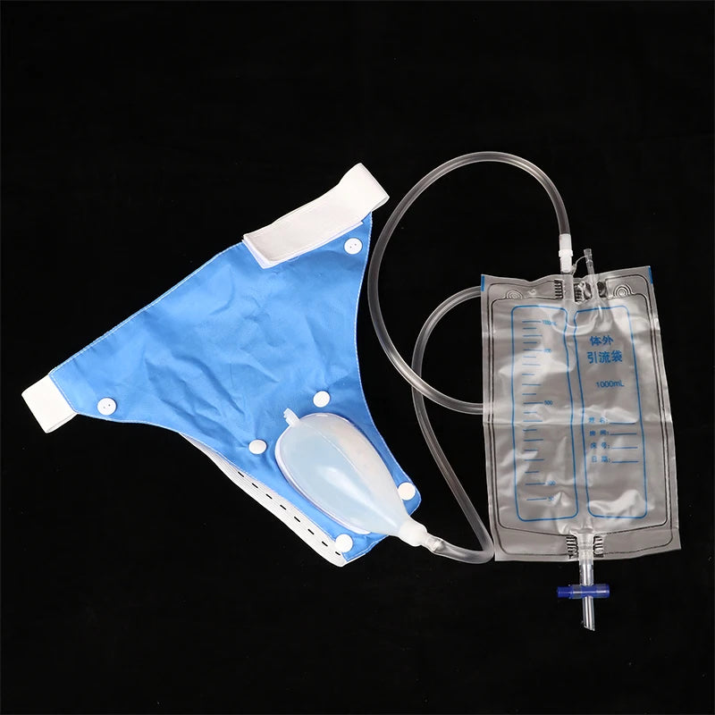 Reusable Silicone Urine Collector with Drainage Bag