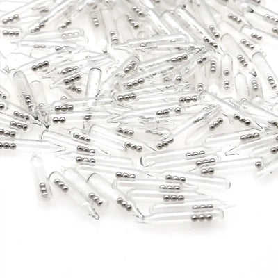 Fishing Glass Rattle Tubes Set – 100PCS