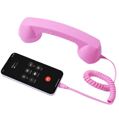 Wired Retro Telephone Handset Receiver (Type-C / 3.5mm)