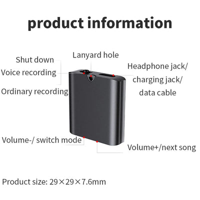 Mini Magnetic Voice Recorder Q63
