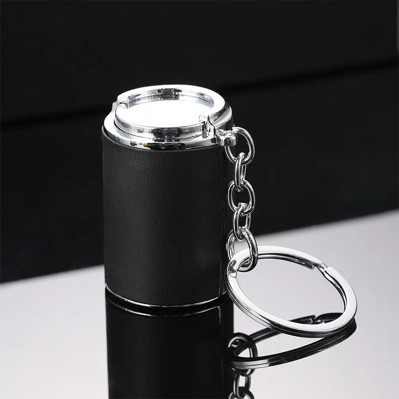 Metal Coin Holder Keychain