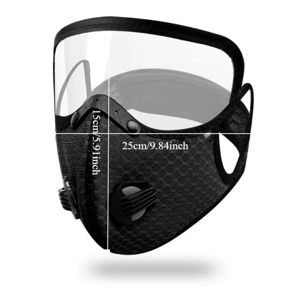 Cycling Face Mask with Goggles (N)