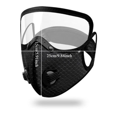 Cycling Face Mask with Goggles (N)