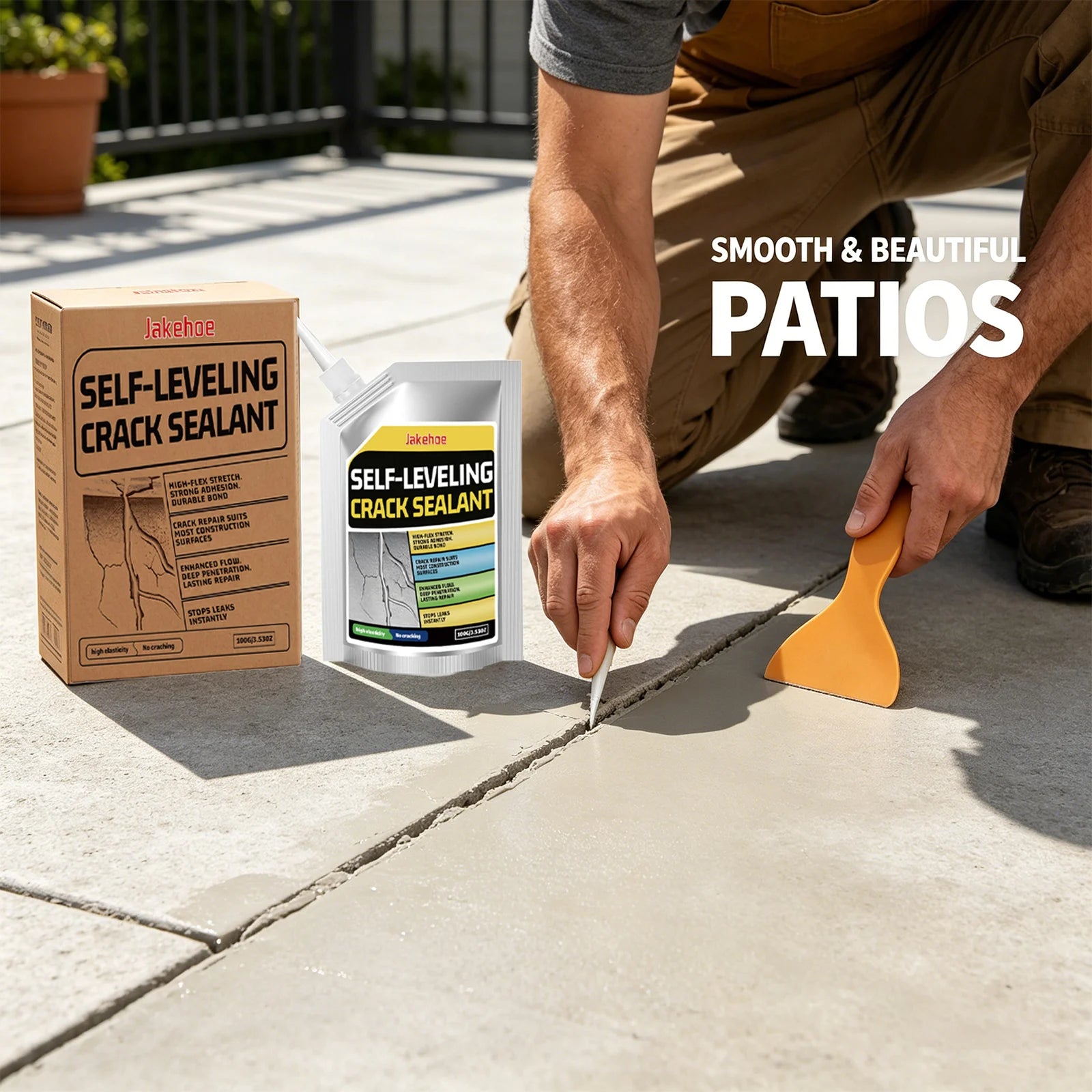 Self-Leveling Crack Sealant