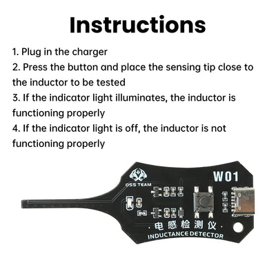 W01 Type-C Coil & Inductance Tester