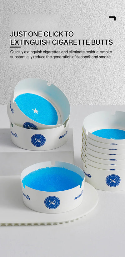 25PCS Disposable Water-Filled Ashtrays