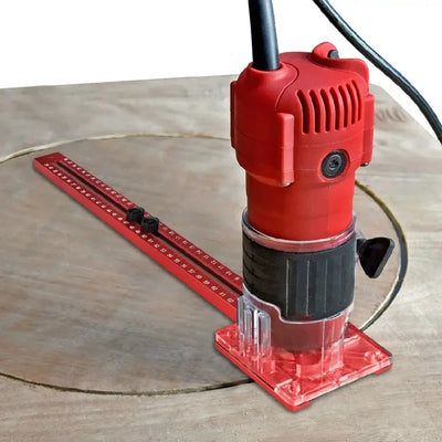 3-in-1 Router Milling Groove Bracket & Radius Circle Cutting Jig