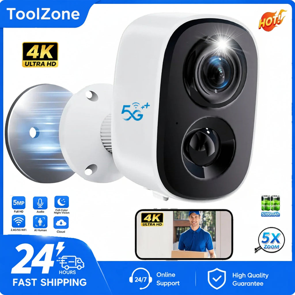 5MP Wireless Magnetic Security Camera