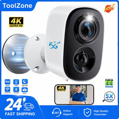 5MP Wireless Magnetic Security Camera