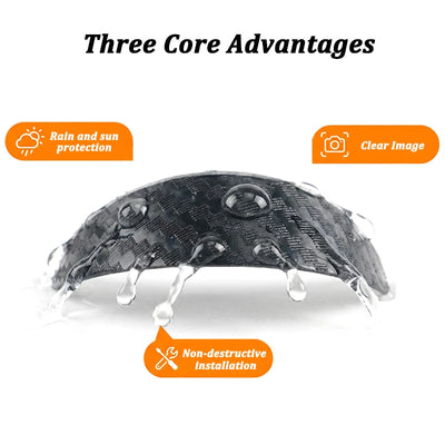 Universal Car Backup Camera Rain Cover & Sun Shield