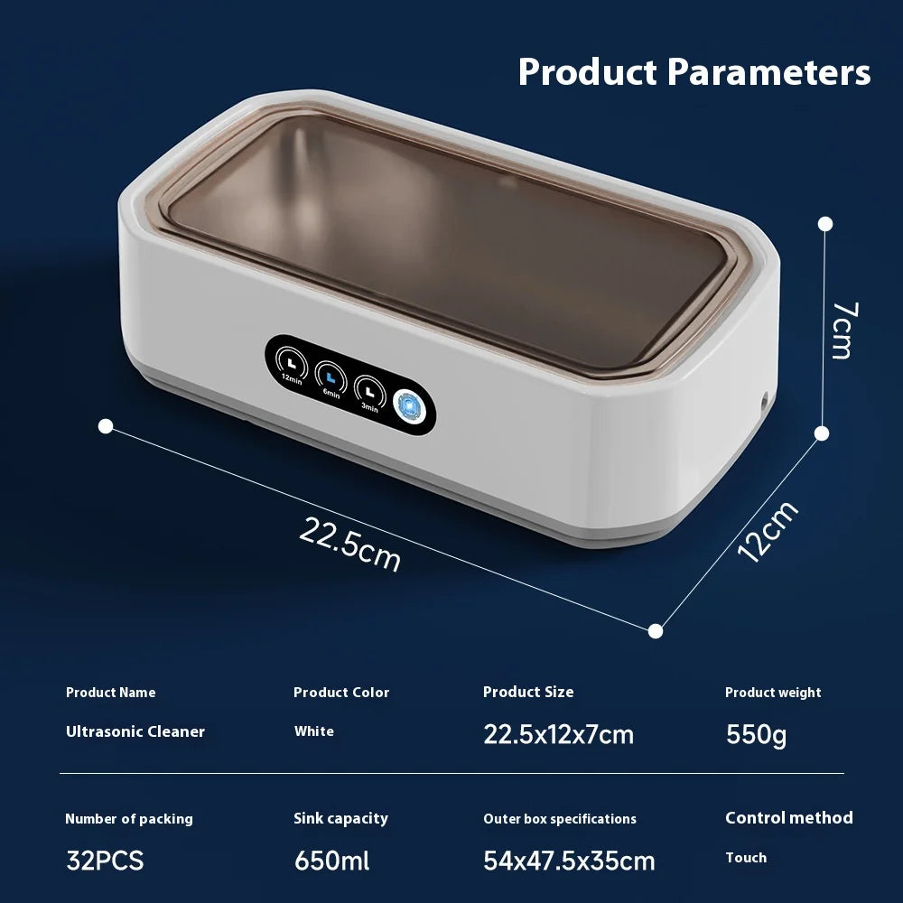 Ultrasonic Cleaner Machine for Jewelry, Glasses, Denture, Pacifier