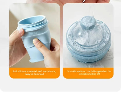 2-in-1 Ice Ball Water Bottle & Mold