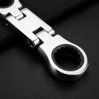 5-Piece Flex-Head Ratcheting Wrench Set (8–19mm)