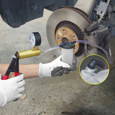 2-in-1 Handheld Brake Bleeder & Vacuum Pump Kit