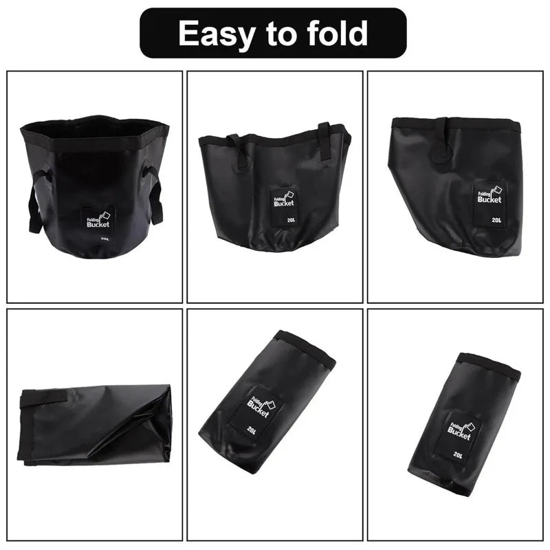 Outdoor Portable Collapsible Water Bucket