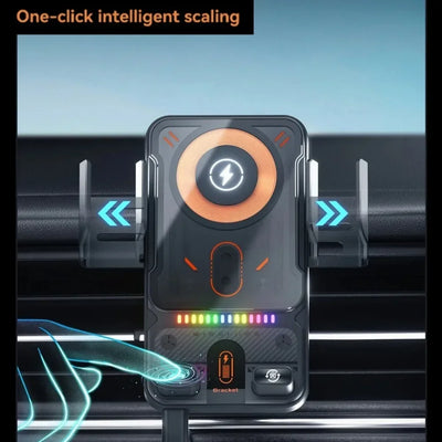 Electric Car Phone Mount 15W Wireless